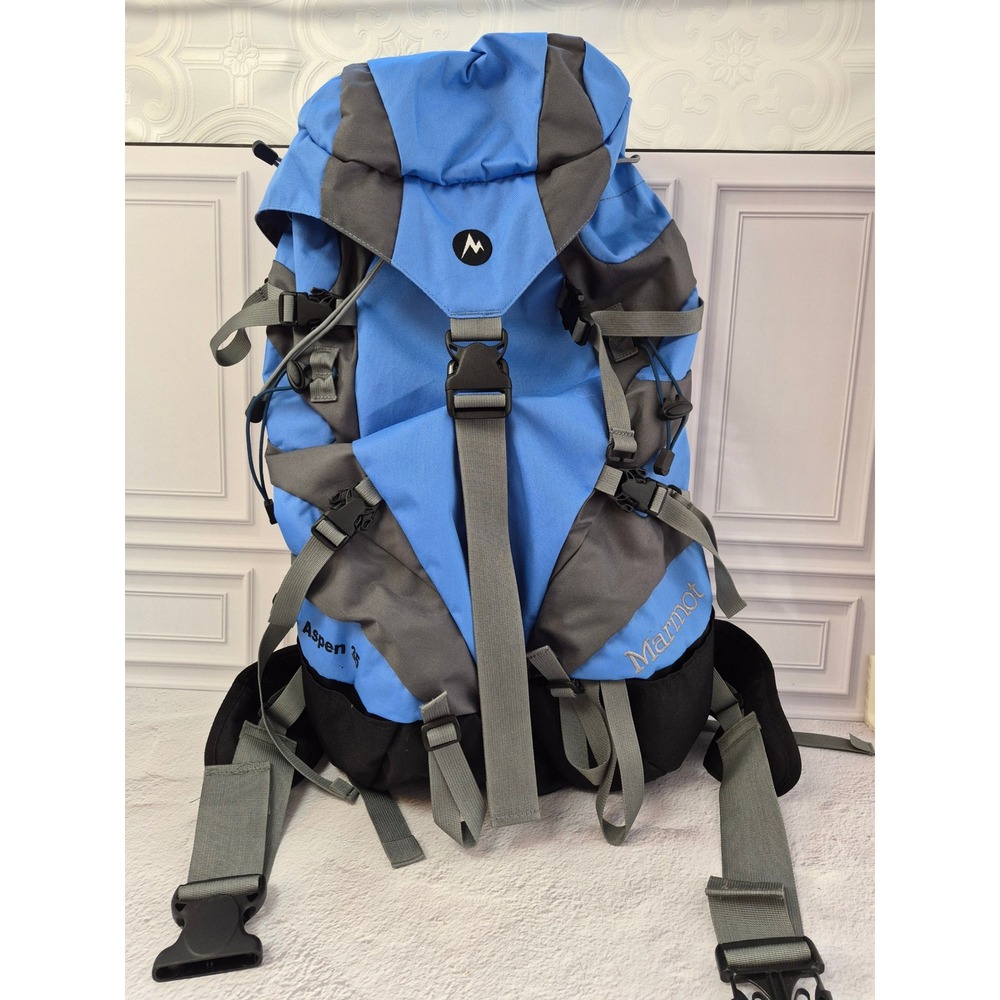 Marmot Aspen 35 Hiking Backpack Blue Gray Daypack